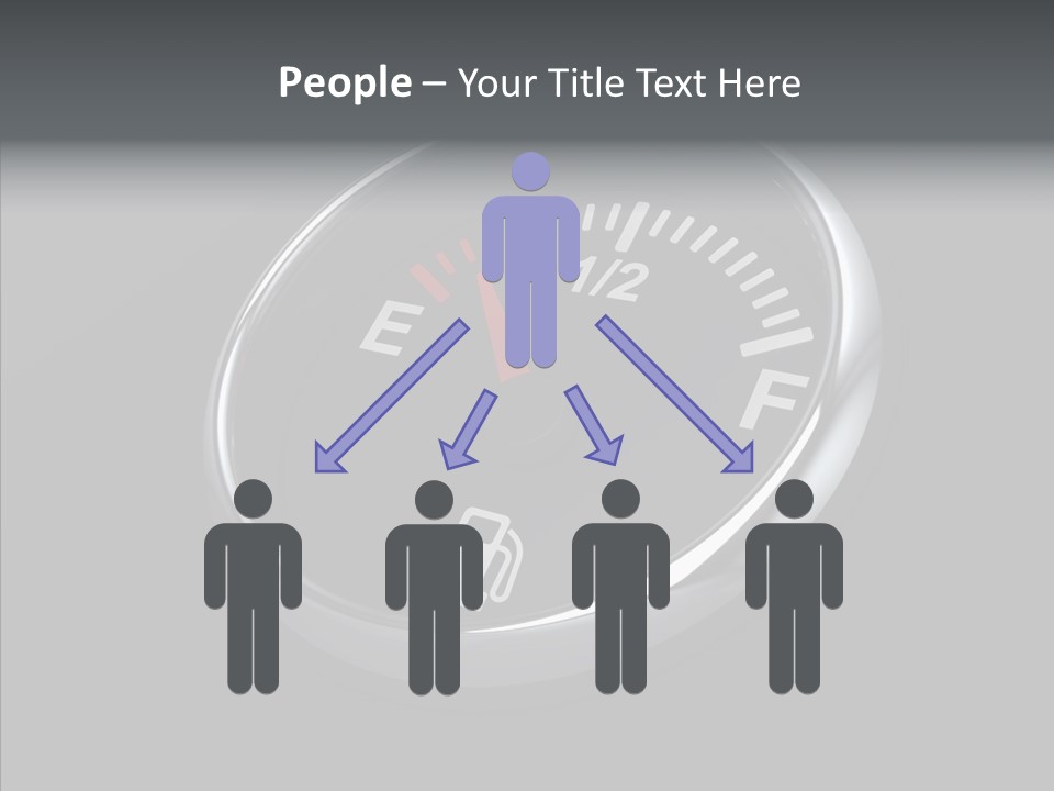 Transportation Efficiency Fuel Flow PowerPoint Template