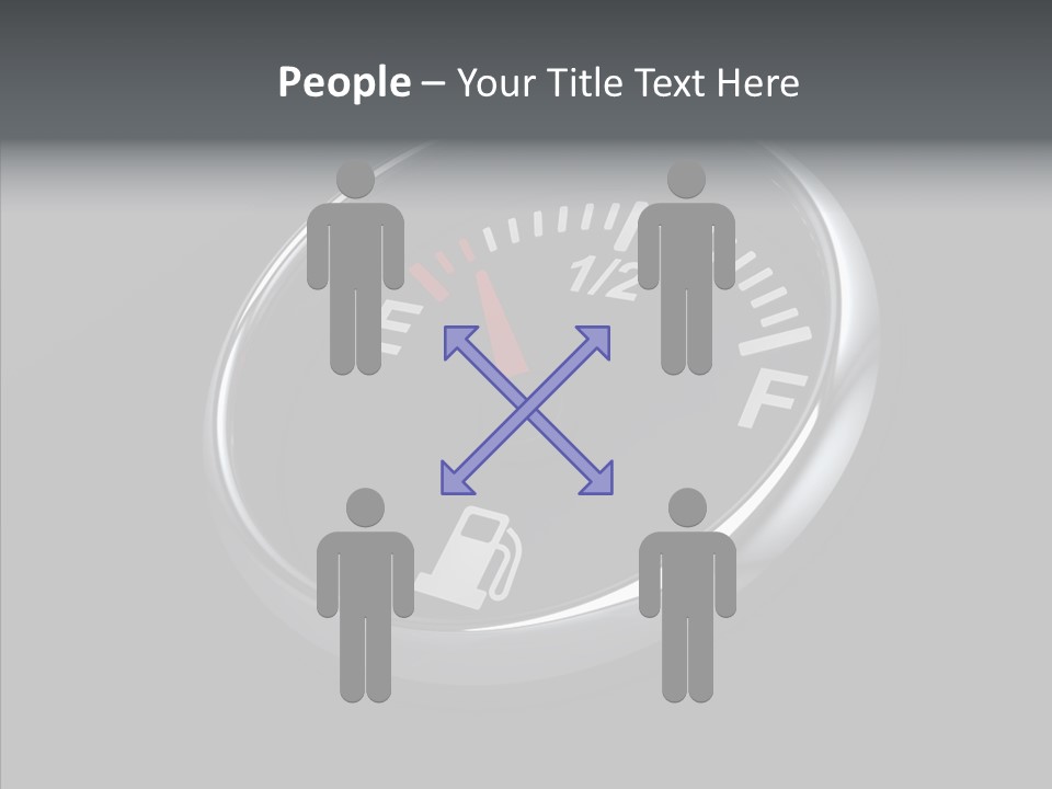 Transportation Efficiency Fuel Flow PowerPoint Template