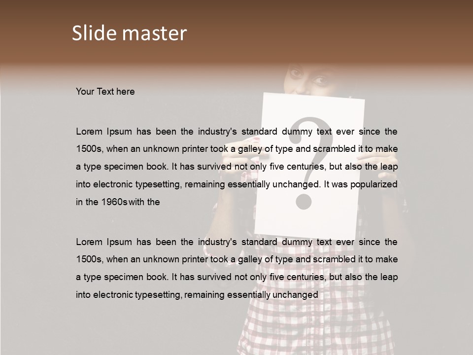 Women Show Young PowerPoint Template