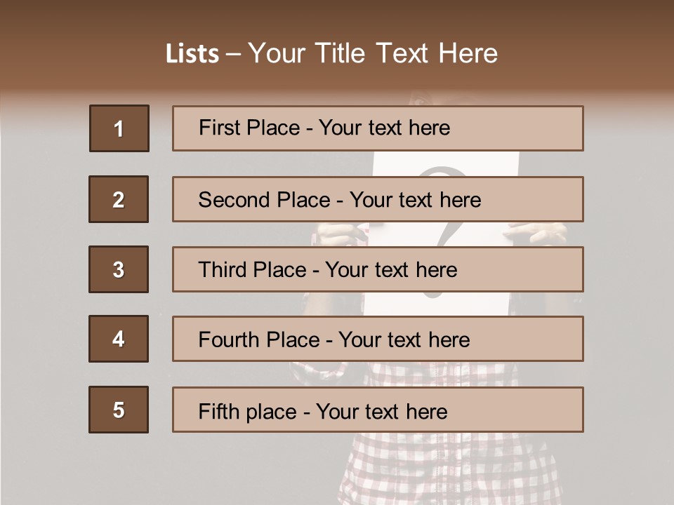Women Show Young PowerPoint Template