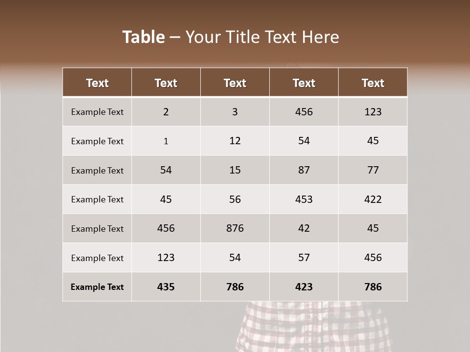 Women Show Young PowerPoint Template