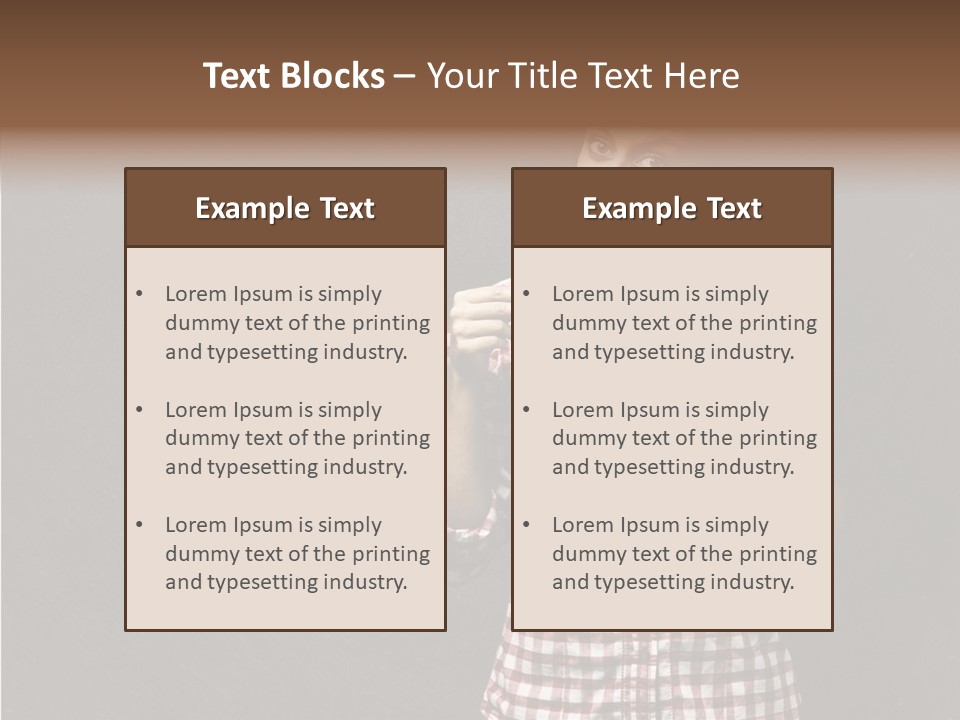 Women Show Young PowerPoint Template