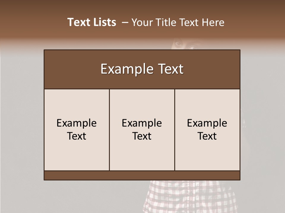 Women Show Young PowerPoint Template