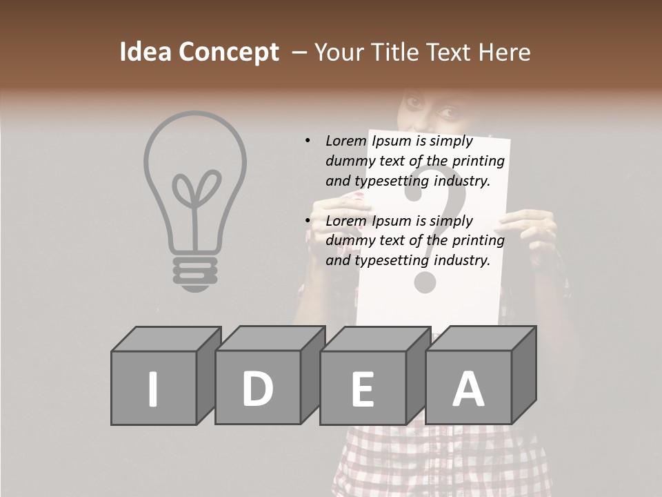 Women Show Young PowerPoint Template