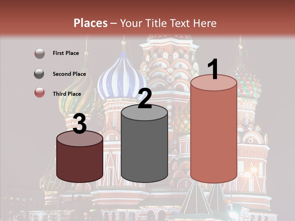 Kremlin Area Cathedral PowerPoint Template