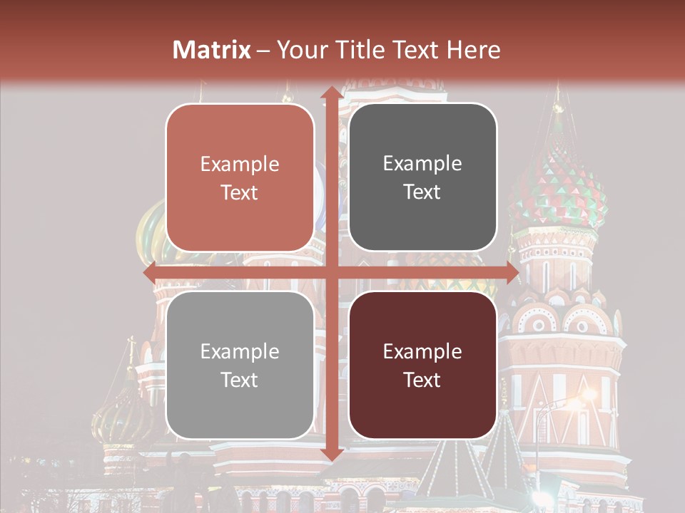 Kremlin Area Cathedral PowerPoint Template