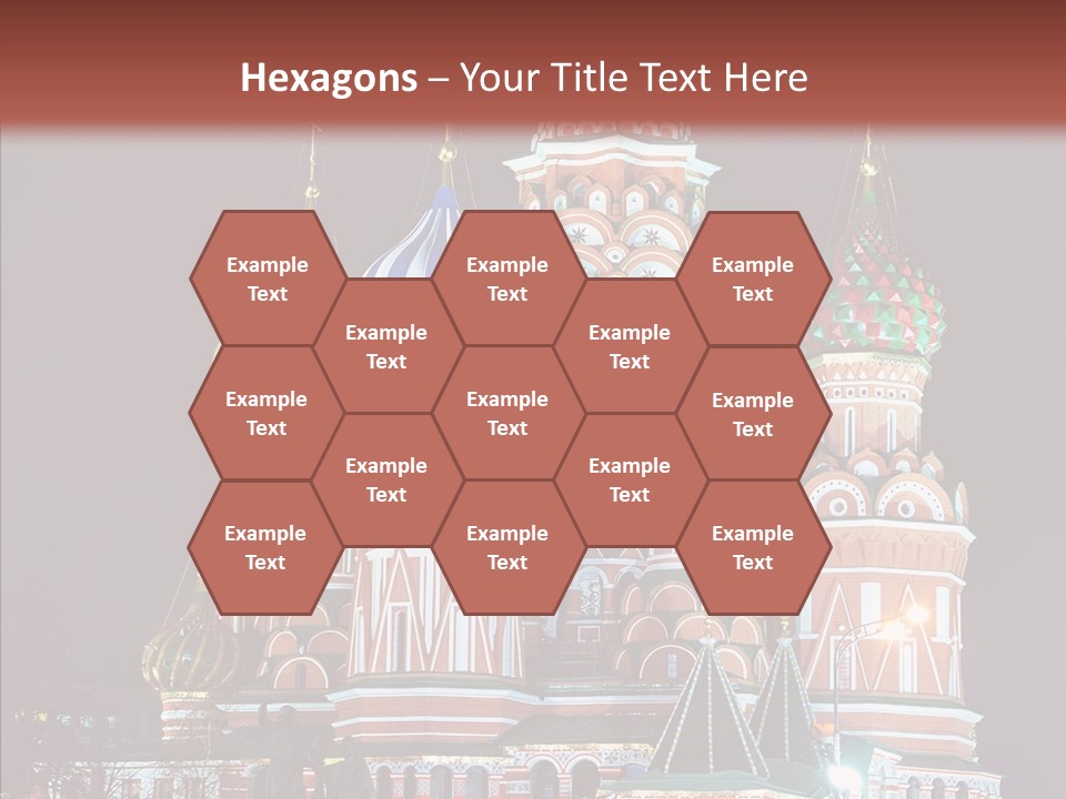Kremlin Area Cathedral PowerPoint Template