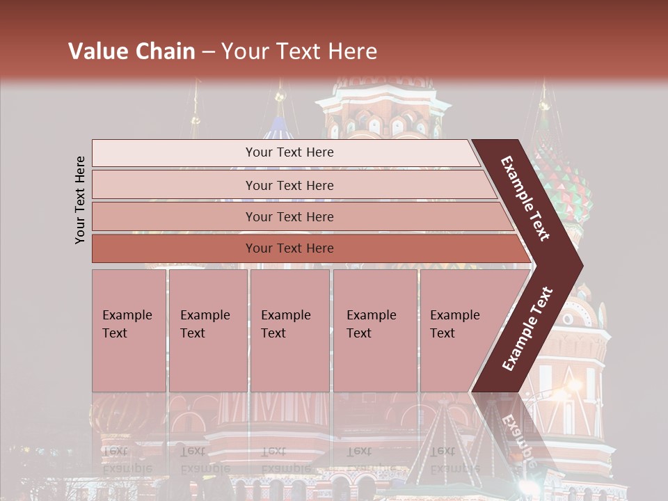 Kremlin Area Cathedral PowerPoint Template