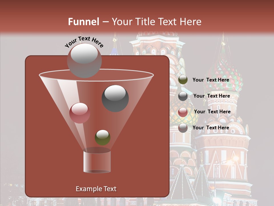 Kremlin Area Cathedral PowerPoint Template