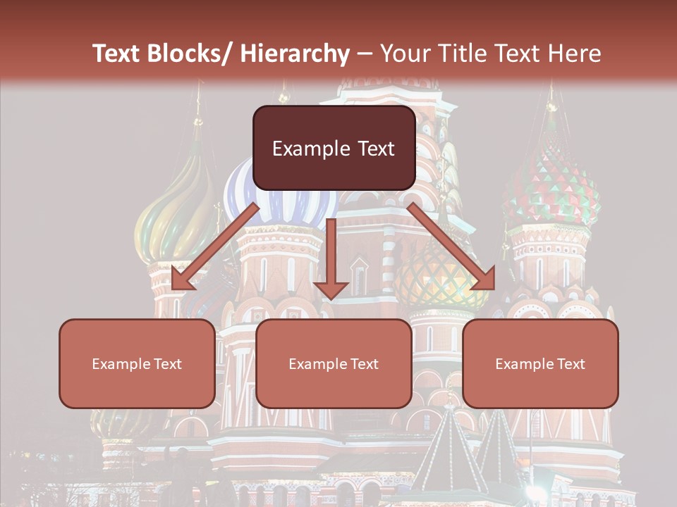 Kremlin Area Cathedral PowerPoint Template