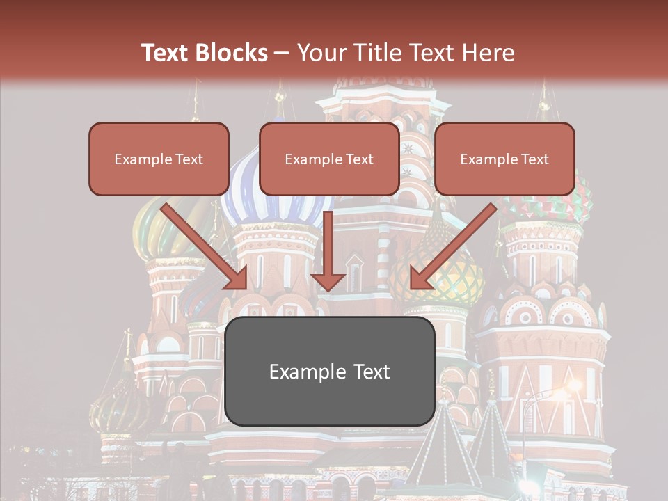 Kremlin Area Cathedral PowerPoint Template
