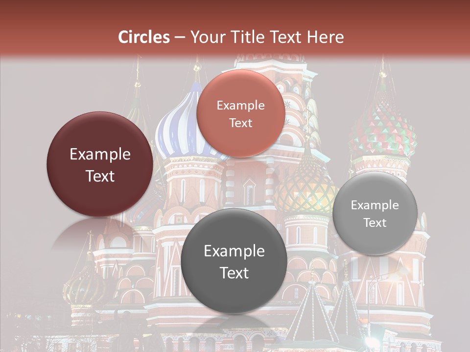 Kremlin Area Cathedral PowerPoint Template