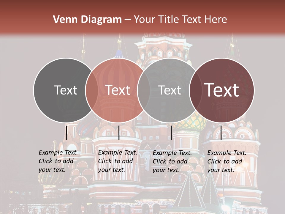 Kremlin Area Cathedral PowerPoint Template