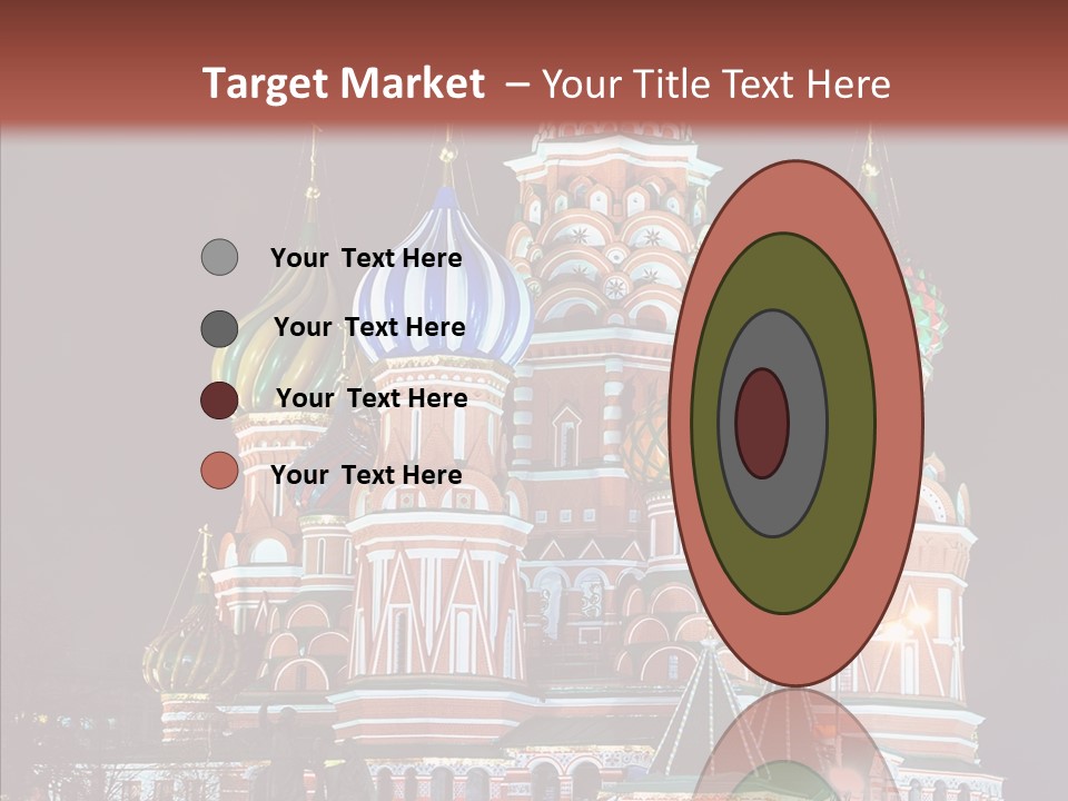 Kremlin Area Cathedral PowerPoint Template