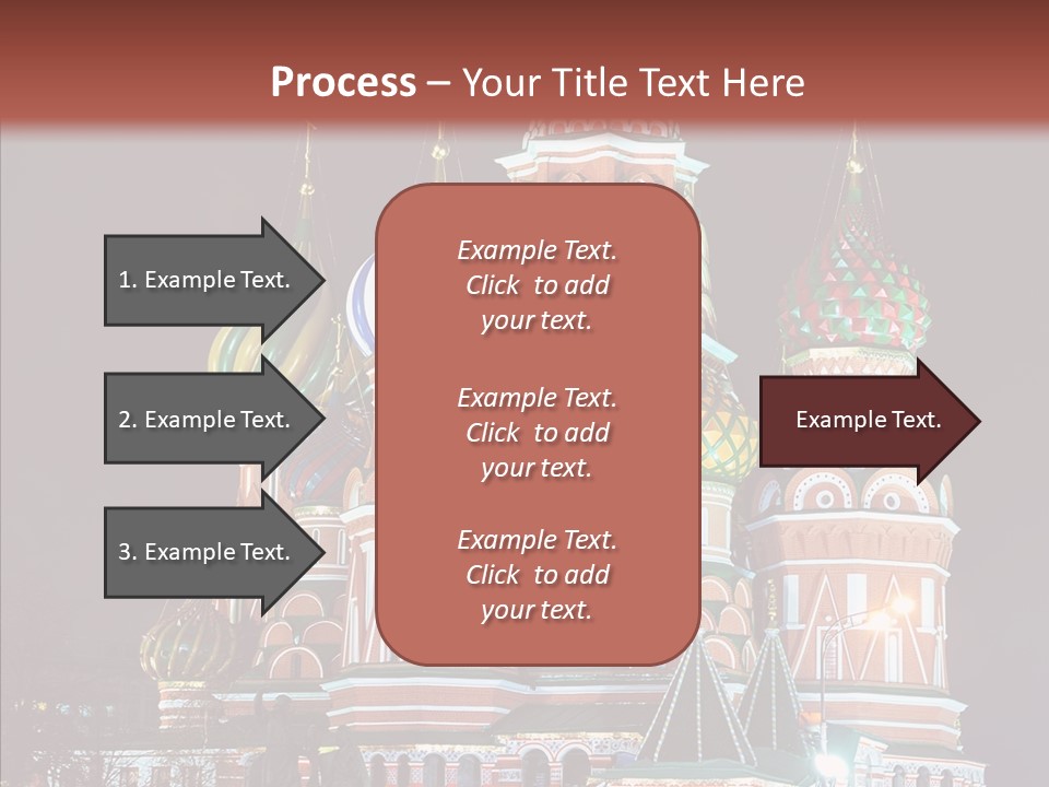 Kremlin Area Cathedral PowerPoint Template