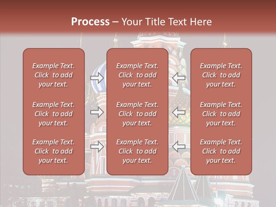 Kremlin Area Cathedral PowerPoint Template