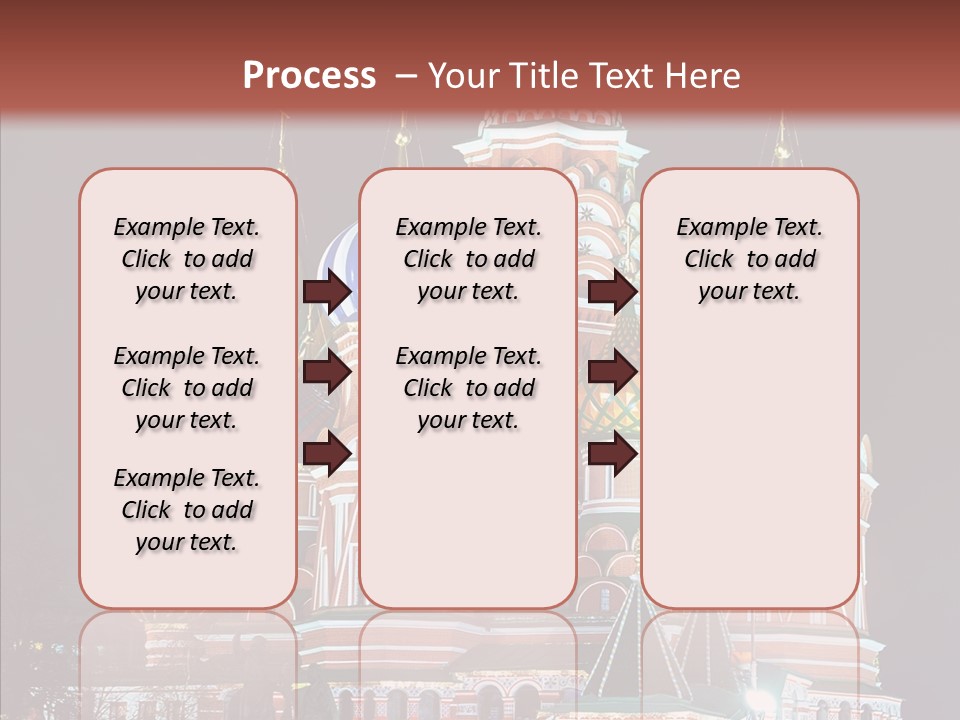 Kremlin Area Cathedral PowerPoint Template