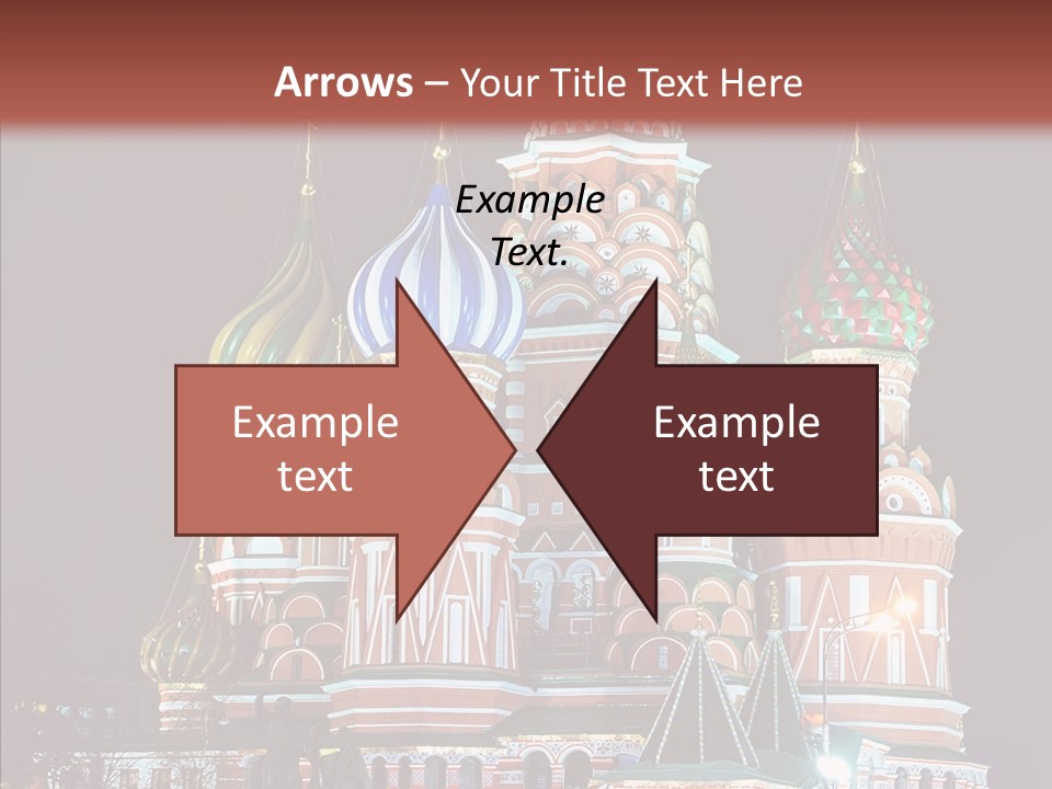 Kremlin Area Cathedral PowerPoint Template