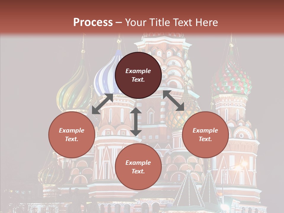 Kremlin Area Cathedral PowerPoint Template