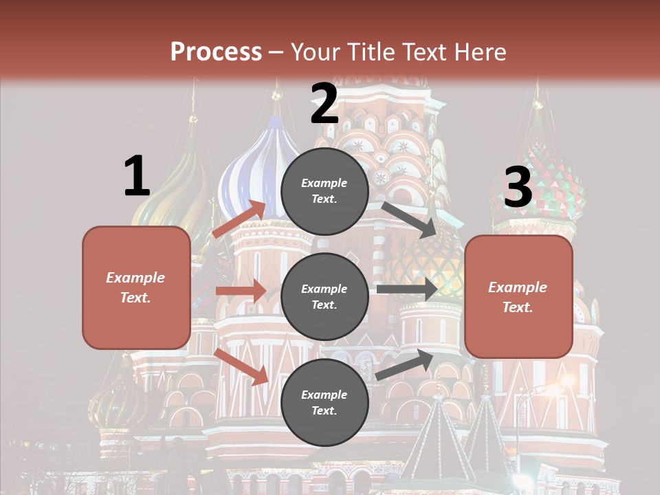 Kremlin Area Cathedral PowerPoint Template