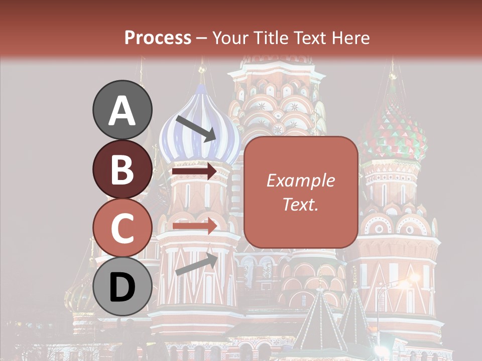 Kremlin Area Cathedral PowerPoint Template