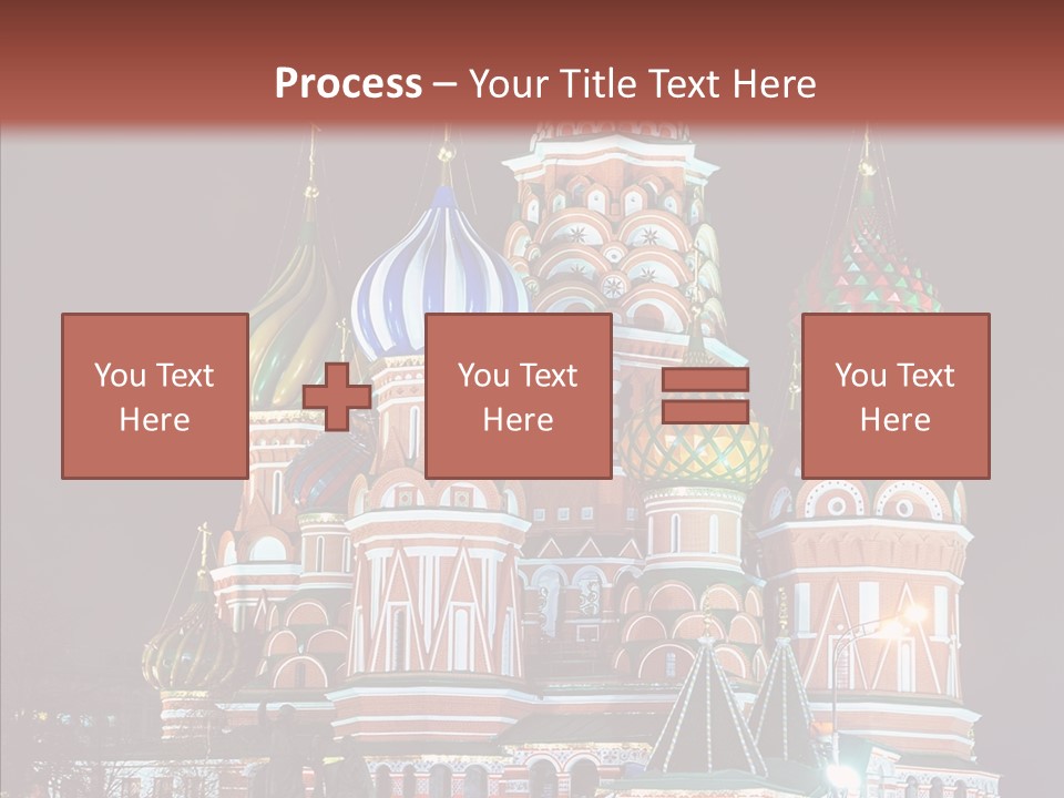 Kremlin Area Cathedral PowerPoint Template
