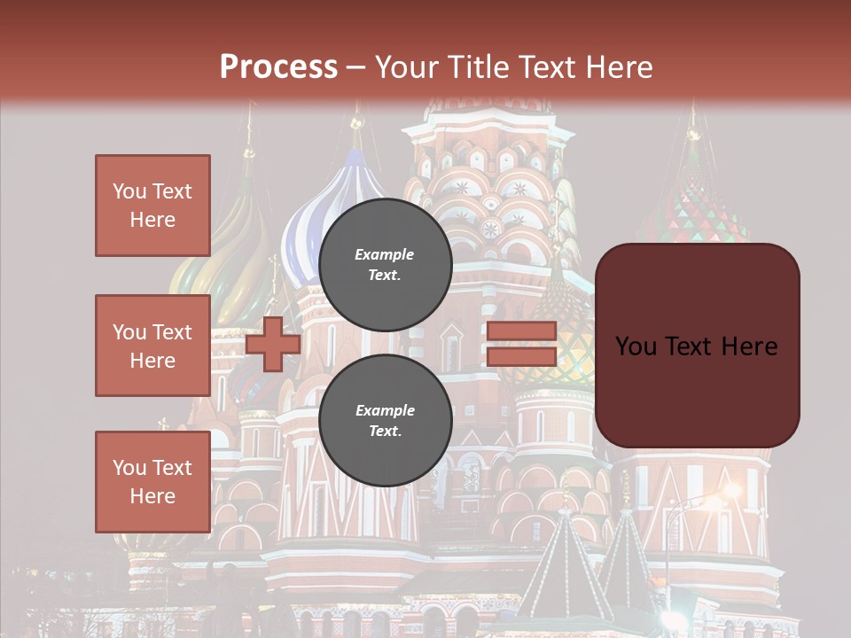 Kremlin Area Cathedral PowerPoint Template