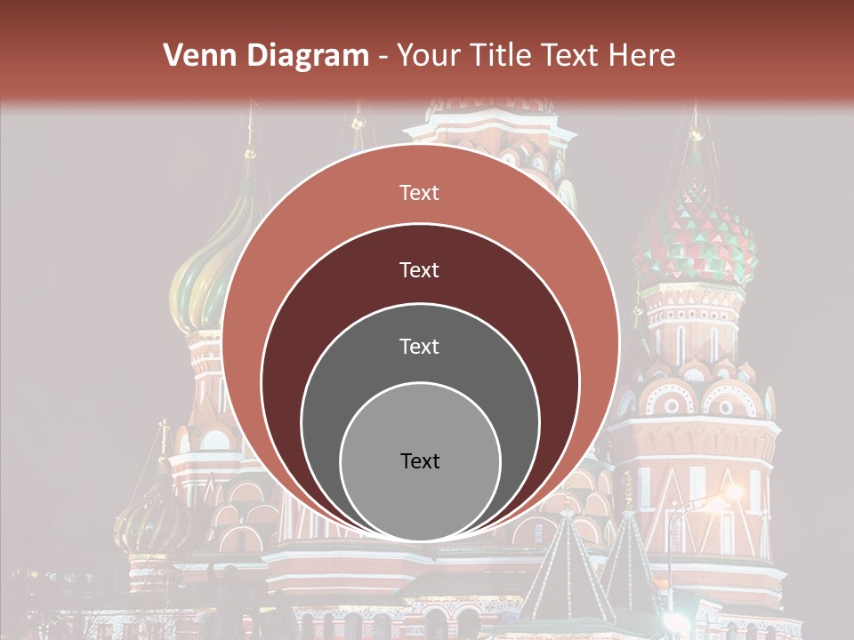 Kremlin Area Cathedral PowerPoint Template