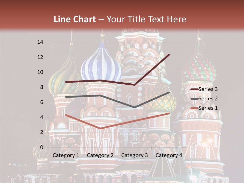 Kremlin Area Cathedral PowerPoint Template