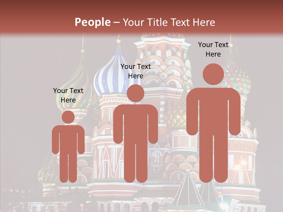 Kremlin Area Cathedral PowerPoint Template