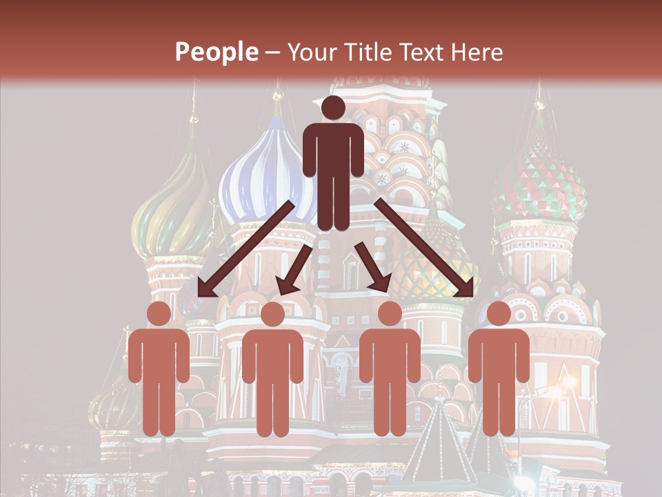Kremlin Area Cathedral PowerPoint Template