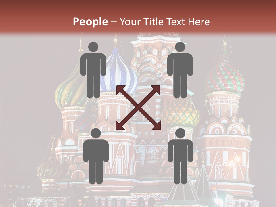 Kremlin Area Cathedral PowerPoint Template