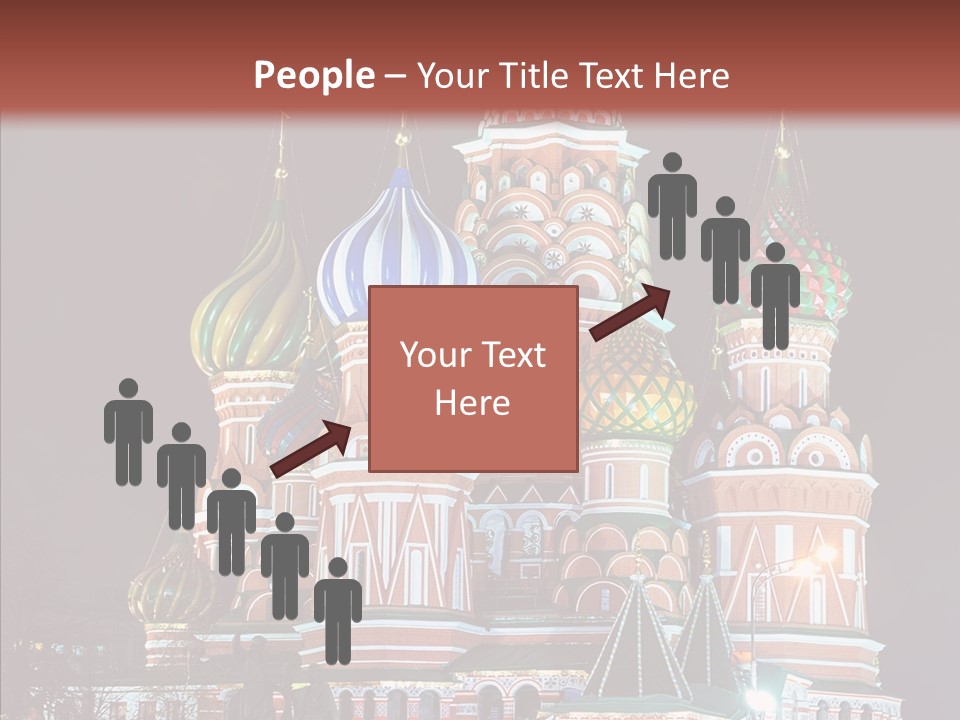 Kremlin Area Cathedral PowerPoint Template