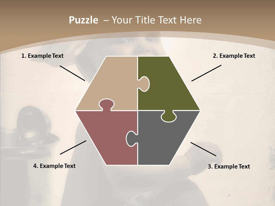 Baby Isolated White PowerPoint Template