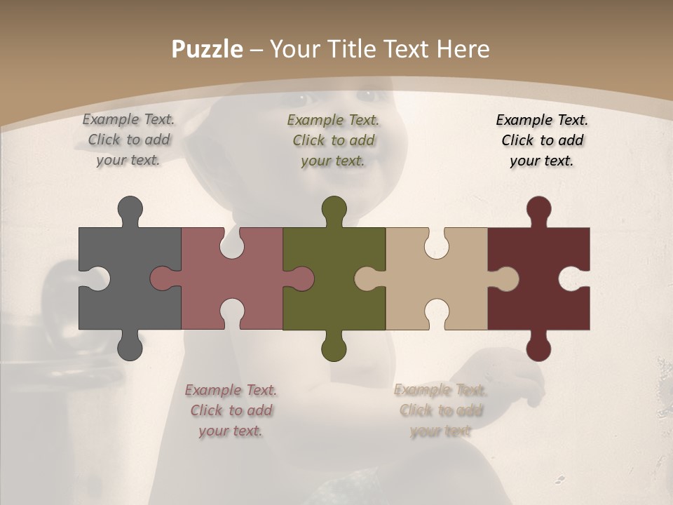 Baby Isolated White PowerPoint Template