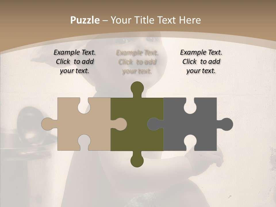 Baby Isolated White PowerPoint Template