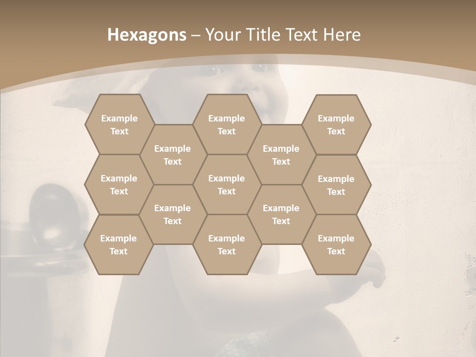 Baby Isolated White PowerPoint Template