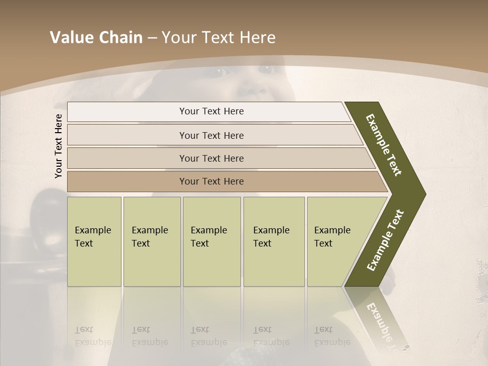 Baby Isolated White PowerPoint Template