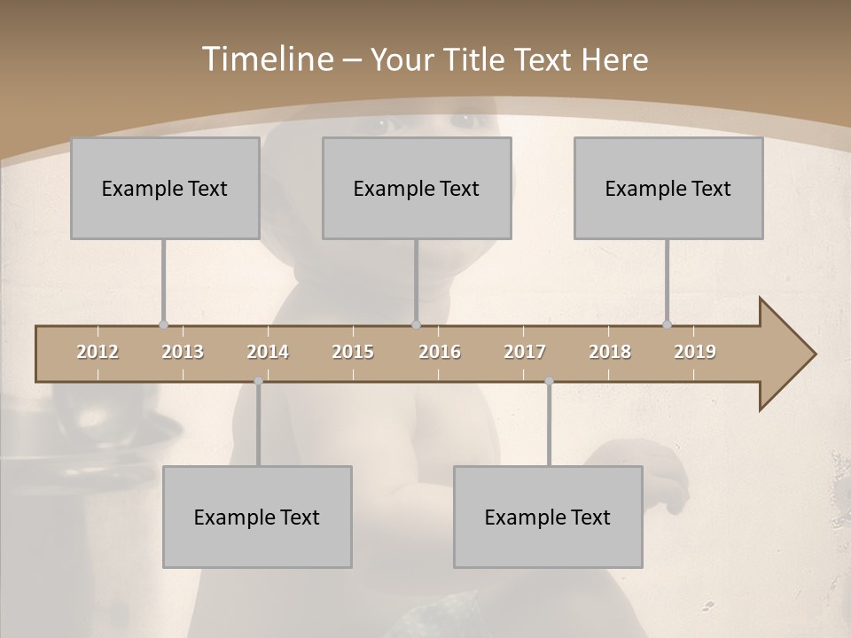 Baby Isolated White PowerPoint Template
