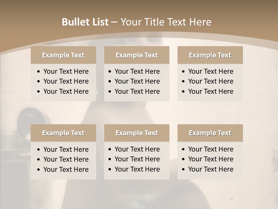 Baby Isolated White PowerPoint Template