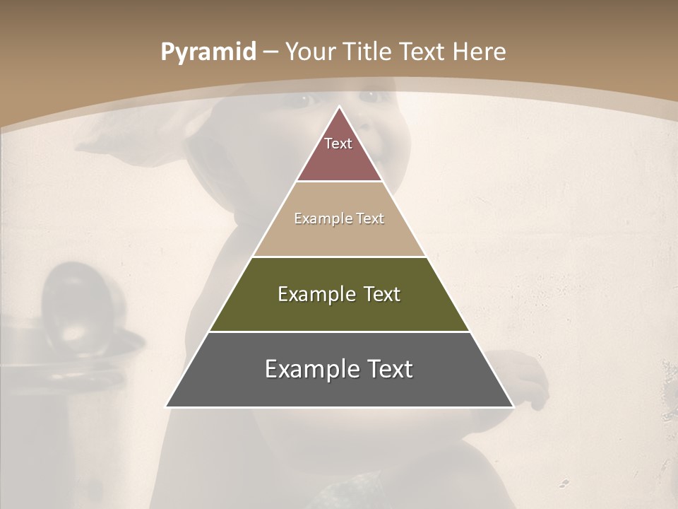 Baby Isolated White PowerPoint Template