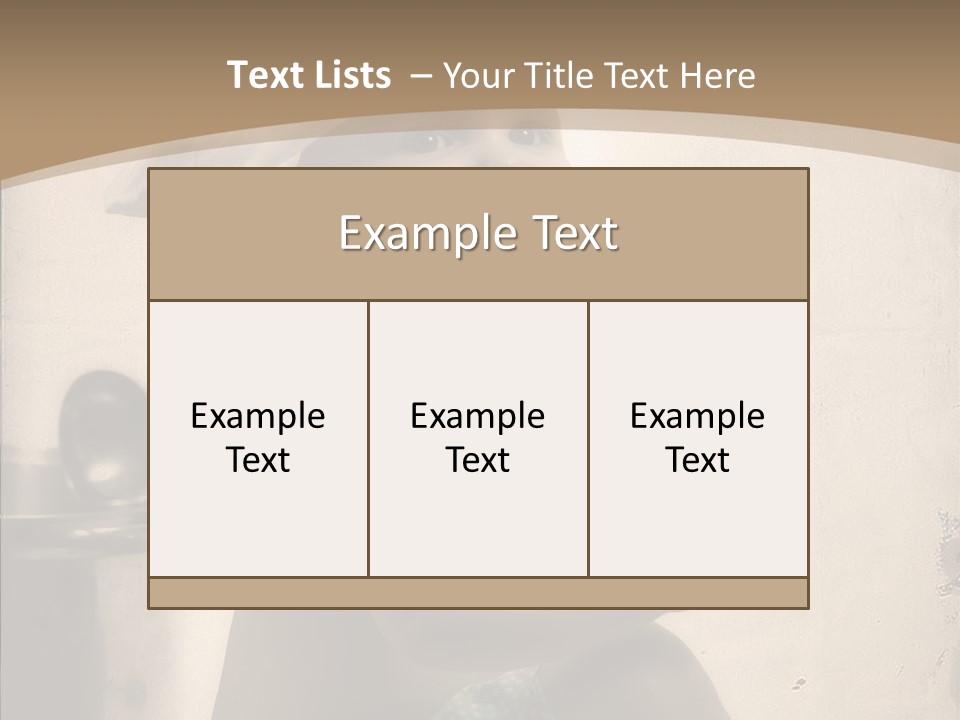 Baby Isolated White PowerPoint Template
