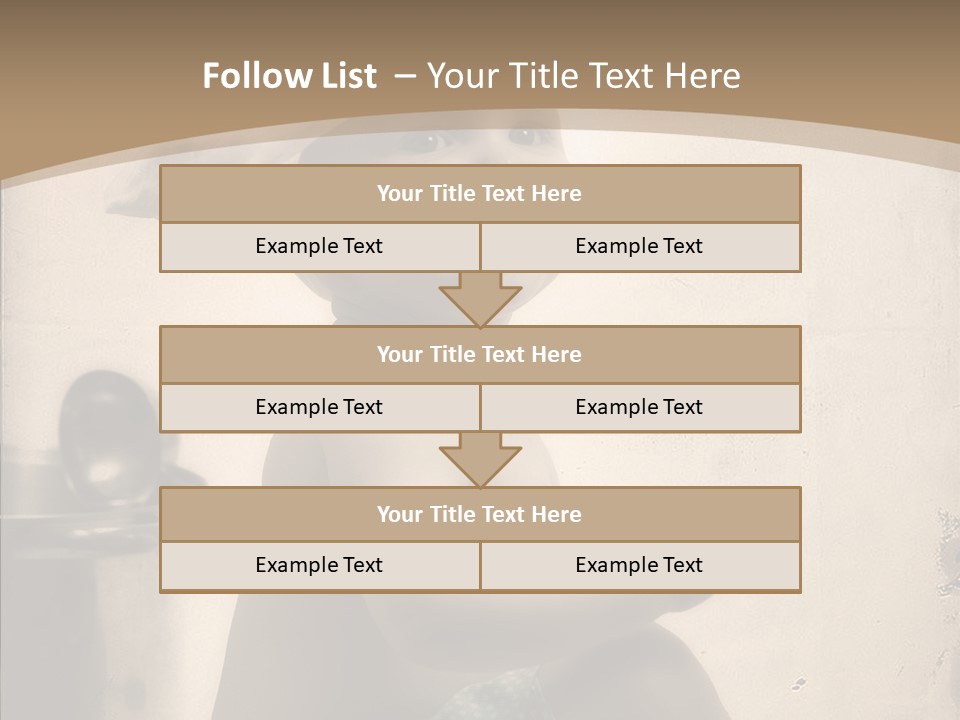 Baby Isolated White PowerPoint Template