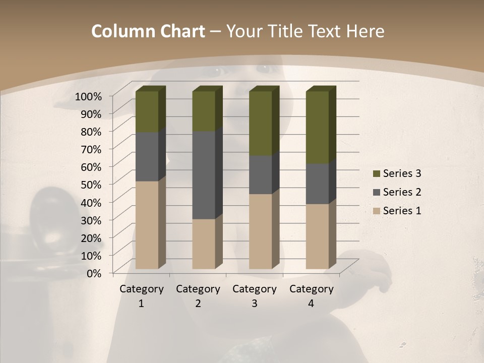 Baby Isolated White PowerPoint Template