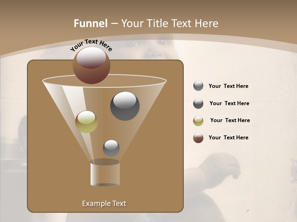 Baby Isolated White PowerPoint Template