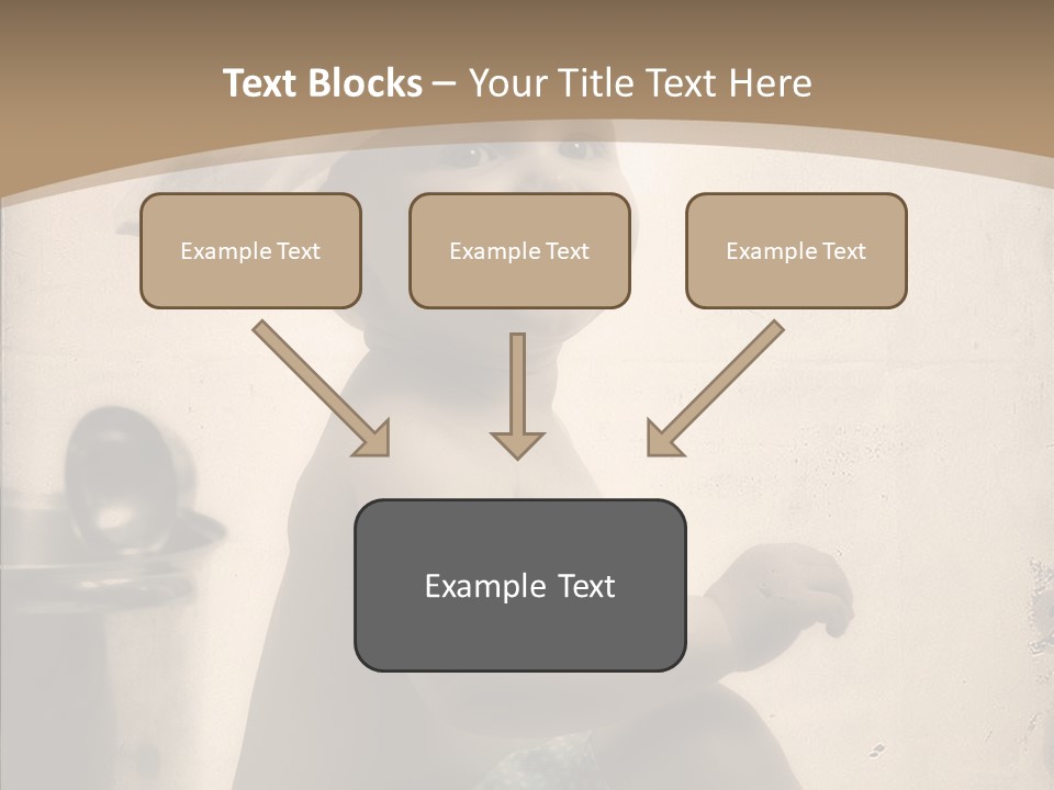Baby Isolated White PowerPoint Template