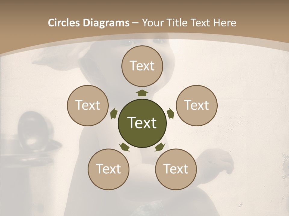 Baby Isolated White PowerPoint Template