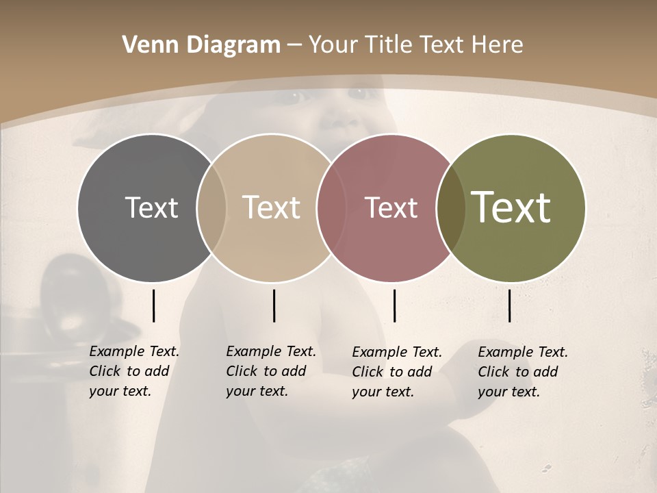 Baby Isolated White PowerPoint Template