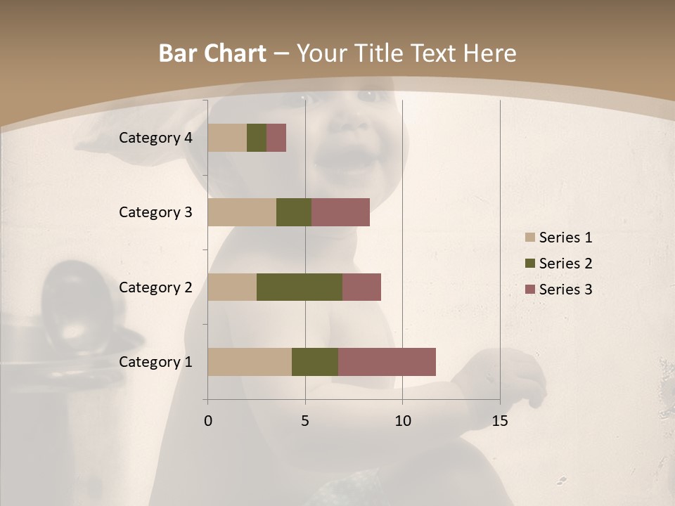 Baby Isolated White PowerPoint Template