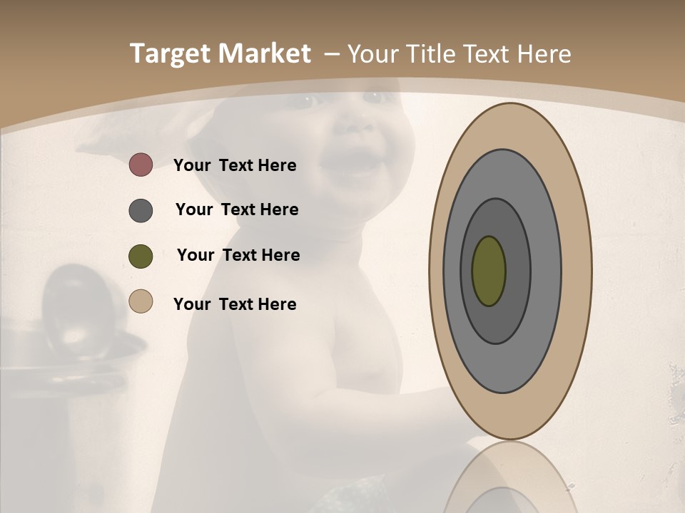 Baby Isolated White PowerPoint Template